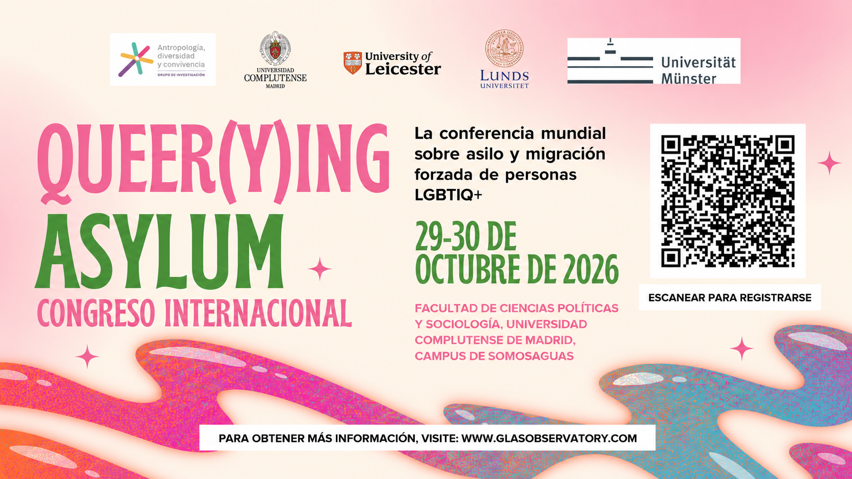 La Facultad acoge el Congreso Internacional "Queer(y)ing Asylum" sobre asilo y migración forzada LGBTIQ+